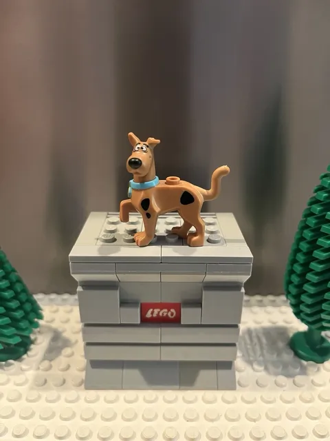 Lego Great Dane Scooby-Doo Dog 75904 Walking with Medium Azure Collar Minifigure