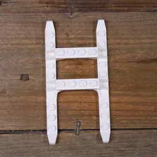 LEGO White 30248 40939 Helicopter Sled Rails 12 x 6 Qty 1
