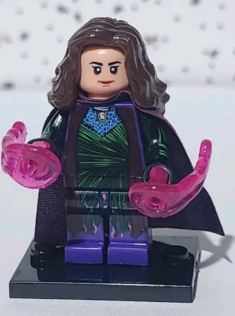 Lego Wanda Vision Marvel Serie 2 Minifigcustom Purple Agatha Harness New Rare