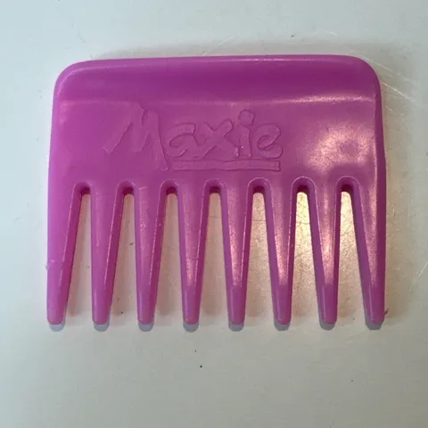 Maxie Doll Hair Comb Unisex OS Purple Vintage Hasbro 1980s Accessory Wide Tooth