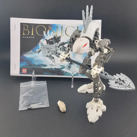 LEGO BIONICLE: (8588) RAHKSHI KURAHK 100% Complete with KRAATA Stage 4 shown