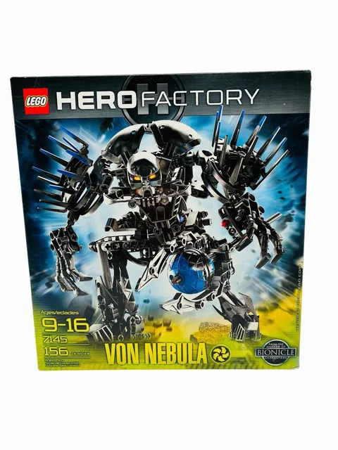 LEGO Hero Factory 7145 Von Nebula 2010 NEW Open Box Sealed Bags Bionicle
