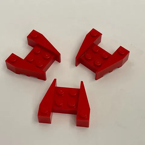 Lego 50373 Red Replacement Parts Pieces Lot of 3
