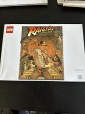 LEGO Raiders of the Lost Ark Indiana Jones Illustrated Instruction Manual 77015