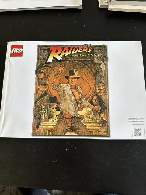 LEGO Raiders of the Lost Ark Indiana Jones Illustrated Instruction Manual 77015