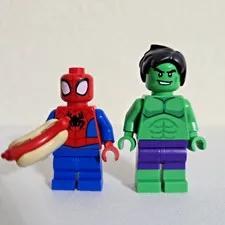 New LEGO Incredible Hulk & Spider-Man Minifigure ONLY from 10782 Marvel Avengers