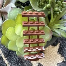 LEGO Brown Plastic Ladder Piece - Genuine LEGO Replacement Part