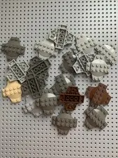 Lego 30303 Plate Modified 6x66x2/3 Cross w Dome 19 pieces mix color  star wars
