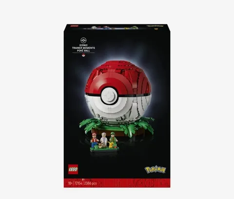 LEGO Pokemon 72154 Pokemon Trainer Journey Monster Ball Set 2026 New Pre...