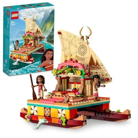 LEGO Disney Princess Moana & the Adventure Boat 43210 Toy 321pcs Building Blocks