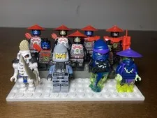 LEGO NINJAGO Assorted Lot 11 Villians with weapons/accessories