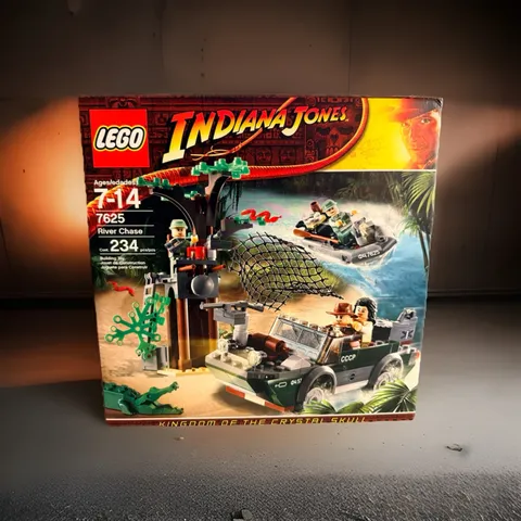 LEGO Indiana Jones 7625 River Chase Retired Set Complete with Box & Manual