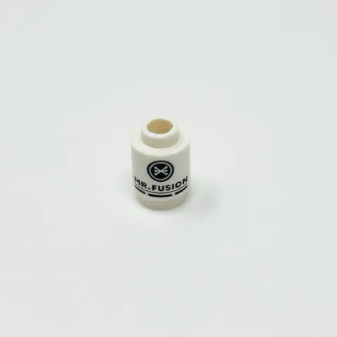 3062pb088 LEGO Parts Brick Round 1x1 Open Stud MR. FUSION White (1)