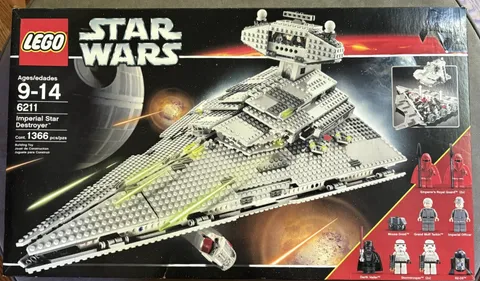 LEGO Star Wars: Imperial Star Destroyer (6211) 100% Complete W/ Inst and Box!!!