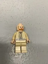 Lego Star Wars Minifigure Obi-Wan Kenobi  Set 7661 (Missing Hair)