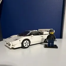 LEGO Speed Champions Lamborghini Countach 76908 262pcs Complete Set No Box