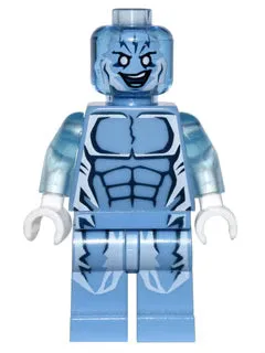 LEGO® Minifigure Super Heroes sh0105 Electro Medium Blue Outfit TransMedium Blue