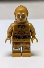 Lego SW0700 C-3PO Colorful Wires, Printed Legs Star Wars Minifigure 75192 75290