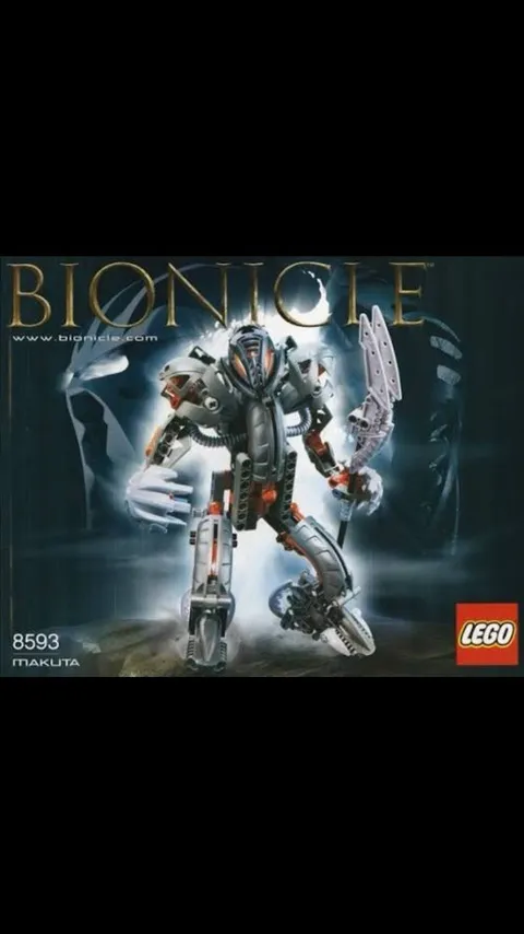 Lego Bionicle 8593 Makuta Teridax 99% Complete Warrior of Mata Nui