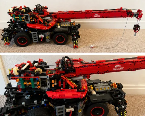 LEGO Technic 42082 Rough Terrain Crane – Built – As Is