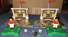 2 COMPLETE SETS - Retired LEGO Soccer 3424 TARGET PRACTICE manuals &bonus stand