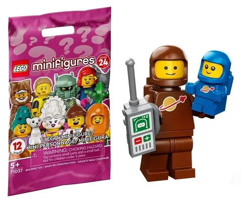 LEGO minifigures SERIES 24 (71037) Brown Astronaut and Spacebaby - NEW & SEALED