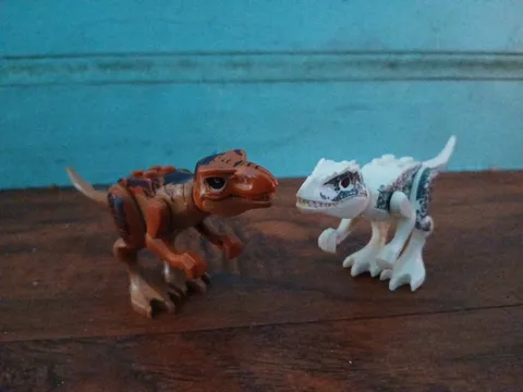 Lego Jurassic World T Rex and Indominus Rex Lego Dinosaur Toys