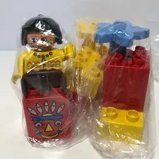 Duplo Lego Indian Native American Mother 1998 Preschool Bricks Teach Indigenous