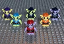 Lego Elves Goblin Minifigure Lot Jimblin Dukelin Beiblin Guxlin Rimlin Tufflin