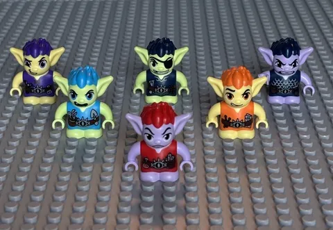 Lego Elves Goblin Minifigure Lot Jimblin Dukelin Beiblin Guxlin Rimlin Tufflin