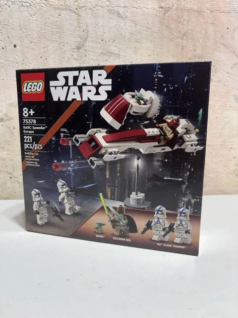 LEGO Star Wars 75378 BARC Speeder Escape New Sealed Kelleran Beq Grogu