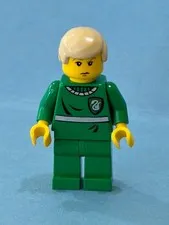 LEGO Harry Potter Minifig hp020 - Draco Malfoy Quidditch Uniform - See Descpt