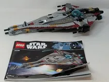 LEGO Star Wars: The Arrowhead 75186 - Incomplete, NO MINIFIGS, Instructions