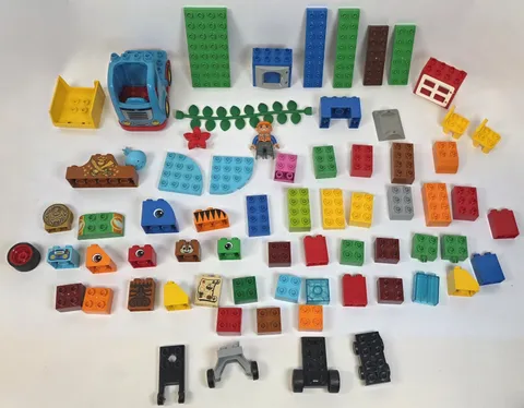 LEGO DUPLO Mixed Bulk Lot Bricks Parts - Truck - Figure Printed Pieces  Vehicles