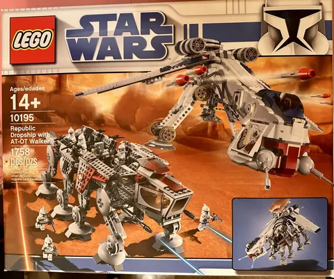 LEGO Star Wars 10195 Republic Dropship with AT-OT Walker New Sealed!