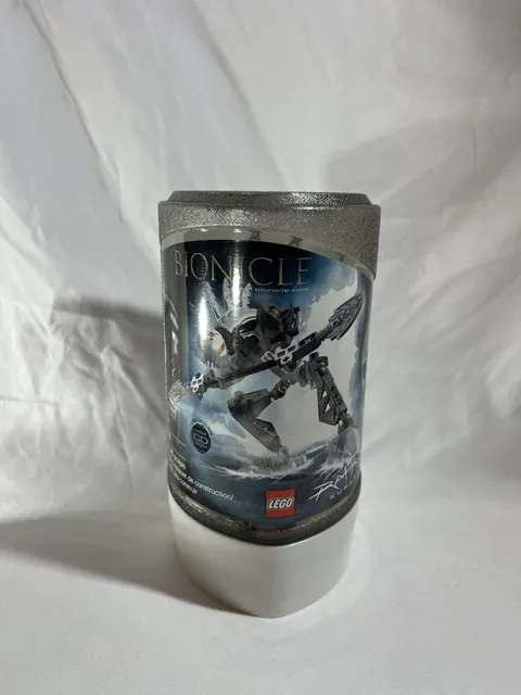 Lego Bionicle Rahkshi Kurahk 8588 White Complete With Canister