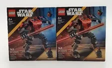 LEGO Star Wars Darth Maul Mech (75411) Ages 6+ 143 Pcs LOT OF 2