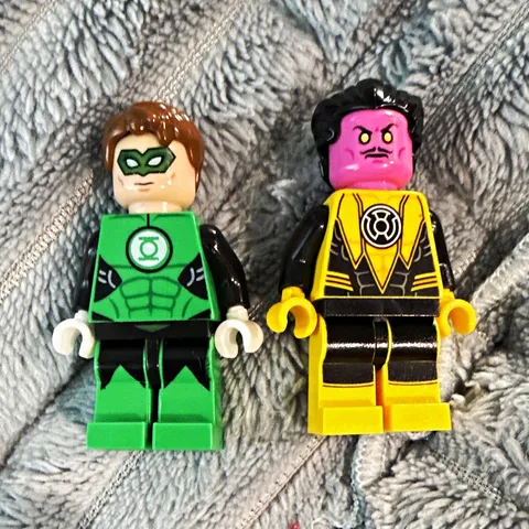 LEGO Minifigure Lot of 2 Green Lantern & Sinestro RARE read description