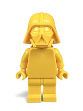 Official Lego Yellow Monochrome Darth Vader Minifigure - Unreleased Prototype