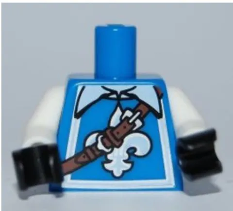 LEGO® Part 973pb0840c01 - Musketeer Torso NEW