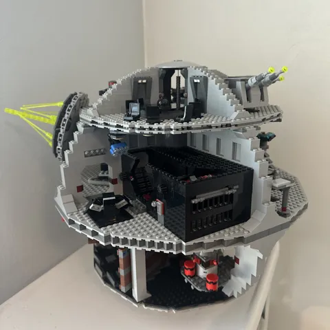 Lego :Star Wars Death Star 10188 Completed /Manual No Mini Figs Modified *READ