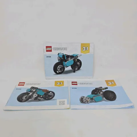 LEGO Creator 31135 3-in-1 Motorcycle Instruction Manual Only