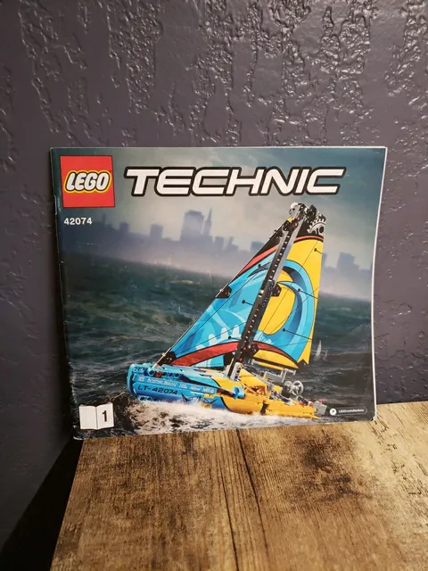 LEGO 42074: Technic Racing Yacht - Instruction Guide Manual  - BOOK 1 ONLY