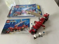 LEGO Town: Fire Set Hook & Ladder (6340) 100% Complete With Box, Instructions