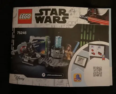 LEGO 75246 Star Wars Instruction Manual ONLY Death Star Cannon