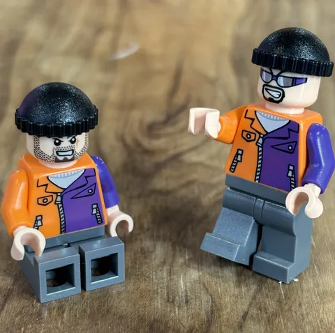 LEGO Lot of 2 Two-Faced Henchman Figures - Lego Batman Villains Lot of Two