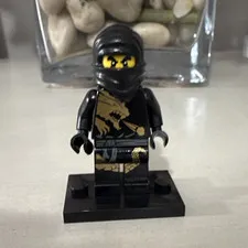LEGO NINJAGO Cole Black Ninja Minifigure, Limited Edition, Plastic, 5+