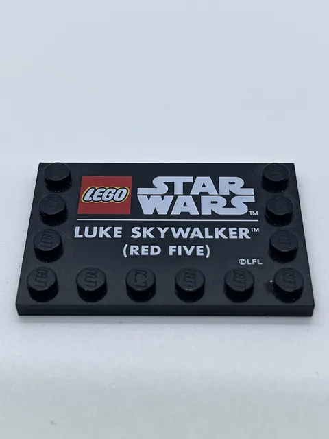 Lot Of LEGO Star Wars Printed Name Plates, 75327, 75304, 75277, 75381
