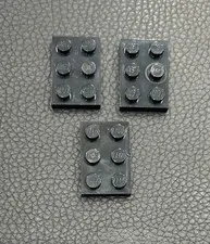 Lego Plate Flat Black Lot 3 Replacement Part #3021 2 x 3 2x3