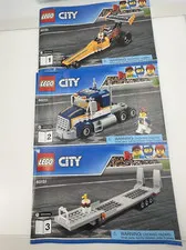 Lego City 60151 Instructional Set of 3 Manuals Only